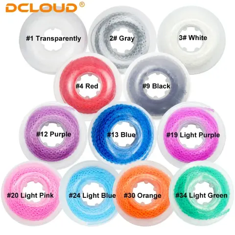 Colorful Elastic Ligature Ties and Power Chain · Image 6