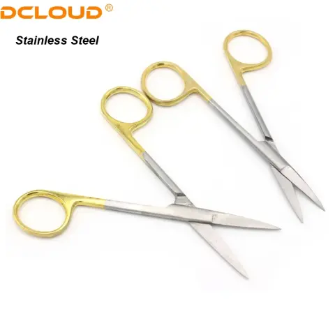 Tesoura cirúrgica, ponta reta/curva, 11.5cm · Imagem 4