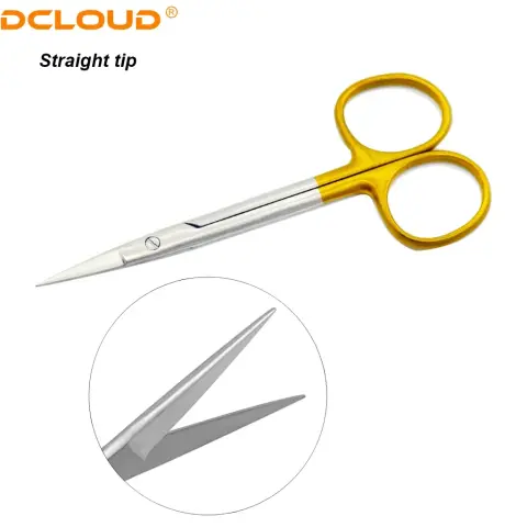 Tesoura cirúrgica, ponta reta/curva, 11.5cm · Imagem 3