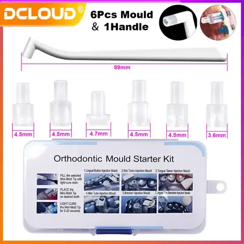 Mould Starter Kit for Mini Brackets and Lingual Buttons · Image 1