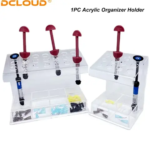 Soporte transparente de acrílico para jeringas de resina · Imagen 6